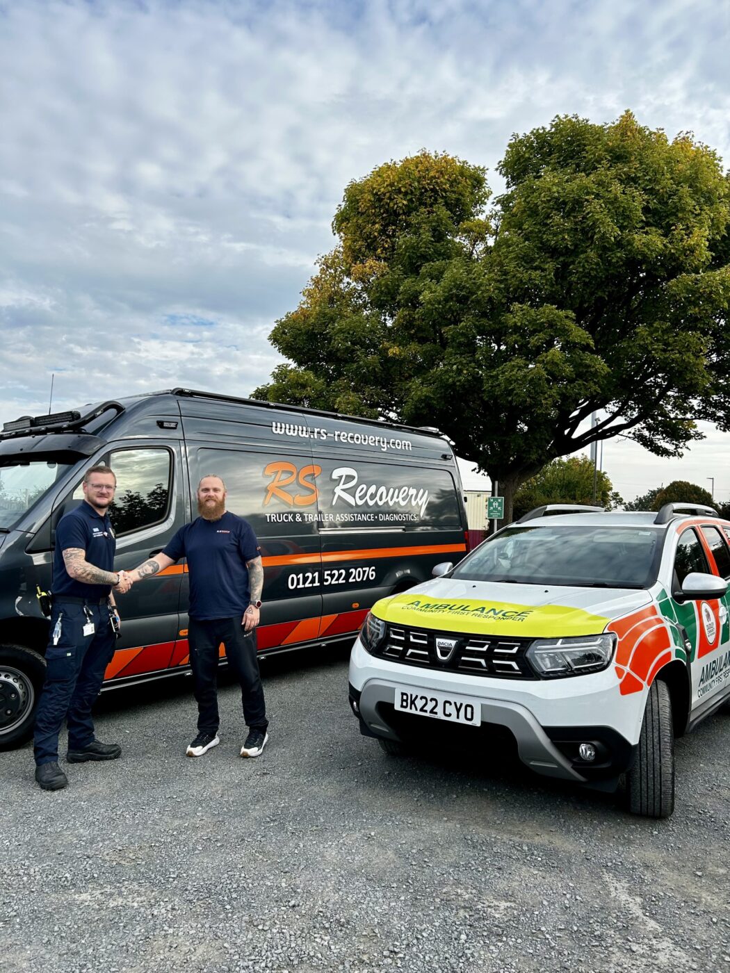 RS Recovery partners with Dudley Community First Responders