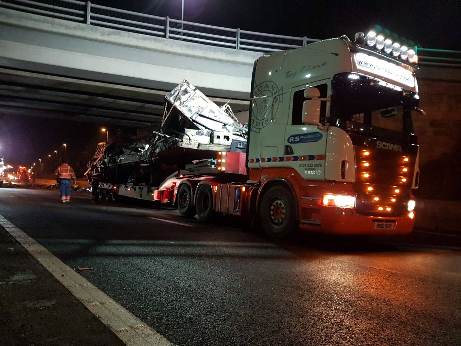 HGV incident on the M5